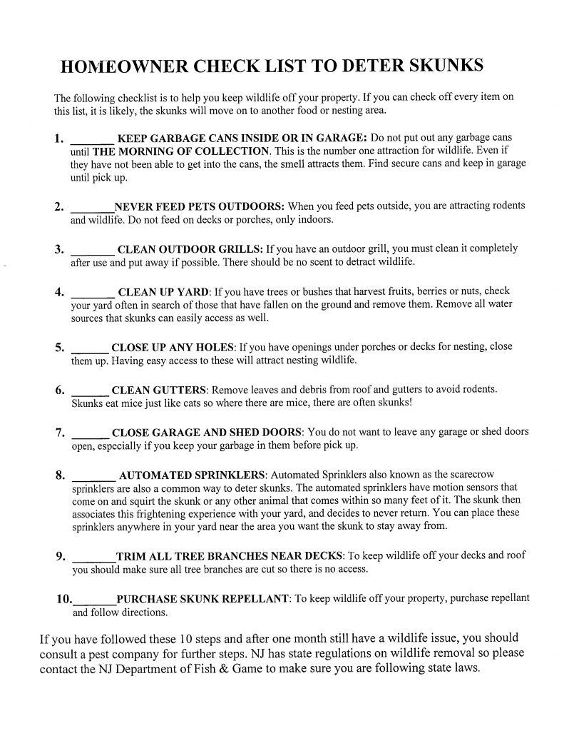 Homeowner Checklist to Deter Skunks-page-0