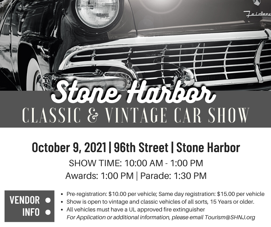 Classic & Vintage Car Show Scheduled for October 9, 2021 - Borough of